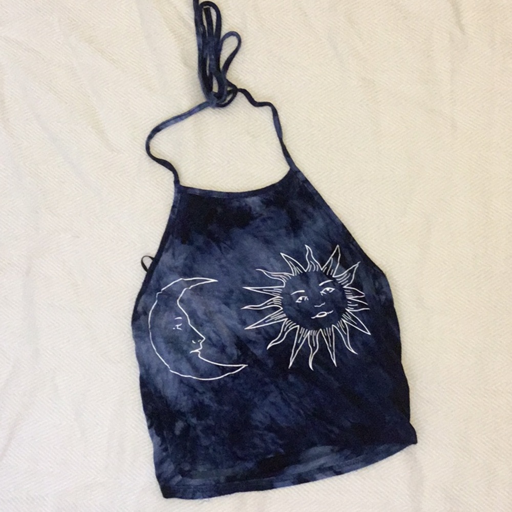 Self tie halter top